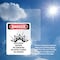 Signmission Explosive Vapors No Danger Sign, Vinyl Decal, 7in W x 10in L, 2PK OS-2PACK-DS-D-710-V-1211 - alternate 4